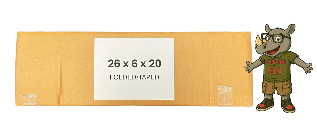 26x6x20  (200 lb strength) | SINGLE BOX | SIDE LOADING