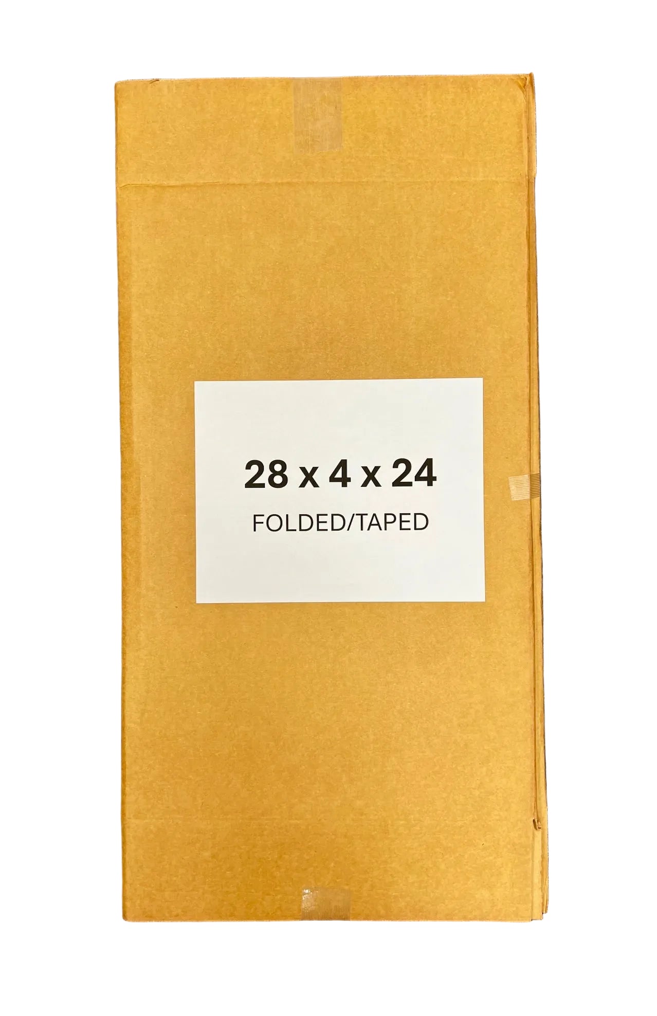 28x4x24 (200 lb strength) | SINGLE CARDBOARD BOX | SIDE LOADING