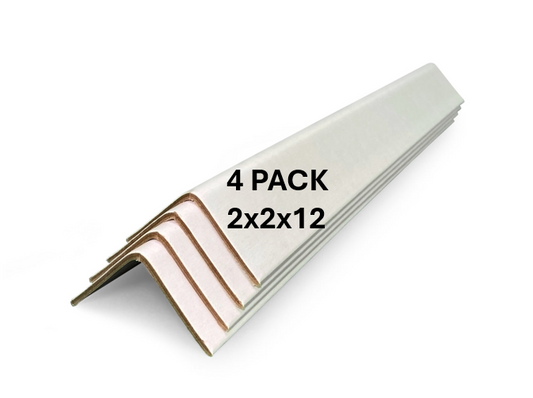 12 INCH | HEAVY DUTY EDGE PROTECTORS | 4 PACK | 2x2x12 | .225" thick
