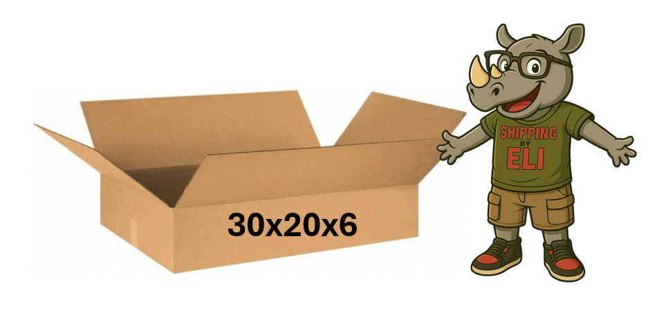 30x20x6 (200 lb strength) | SINGLE CARDBOARD BOX