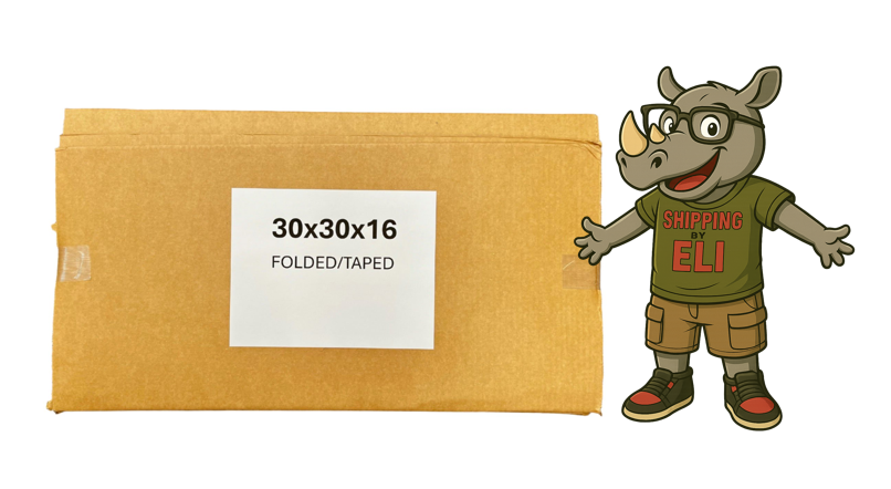 30x30x16 (200 lb strength) | SINGLE CARDBOARD BOX