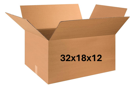 32x18x12 (200 lb strength) | SINGLE CARDBOARD BOX