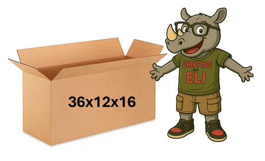 36x12x16 (200 lb strength) | SINGLE CARDBOARD BOX