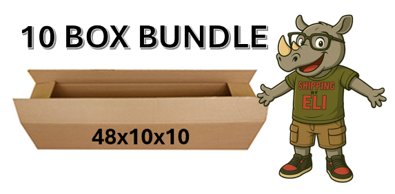 48x10x10 (200 lb strength) | 10 BOX BUNDLE | LONG