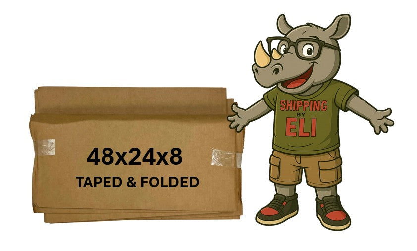 48x24x8 (200 lb strength) | SINGLE CARDBOARD BOX