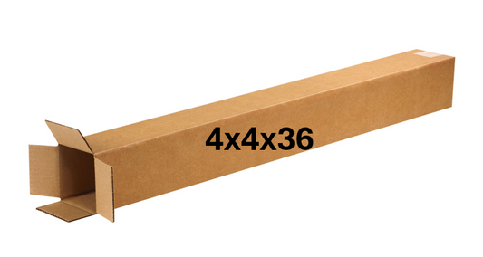 4x4x36 (200 lb strength) | SINGLE CARDBOARD BOX | BAT BOX