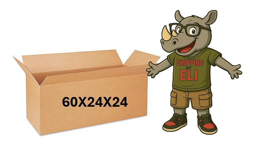 60x24x24 (200 lb strength) | SINGLE CARDBOARD BOX