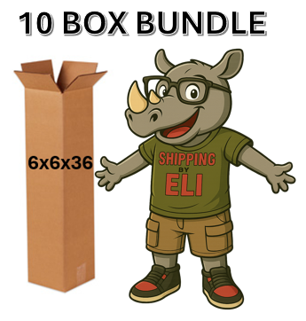 6x6x36 (200 lb strength) | 10 BOX BUNDLE | TALL