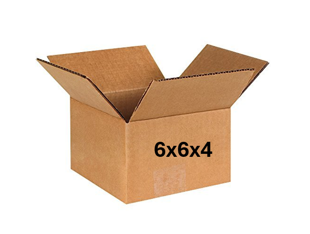 6x6x4 (32 ect) | SINGLE CARDBOARD BOX