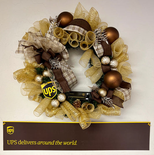 UPS Wreath