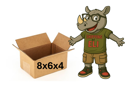 8x6x4 (32 ect) | SINGLE CARDBOARD BOX