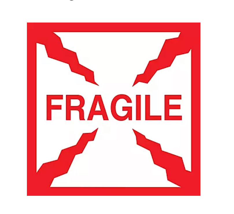 LARGE FRAGILE STICKERS | ROLL | $35 – SHIPPING by ELI