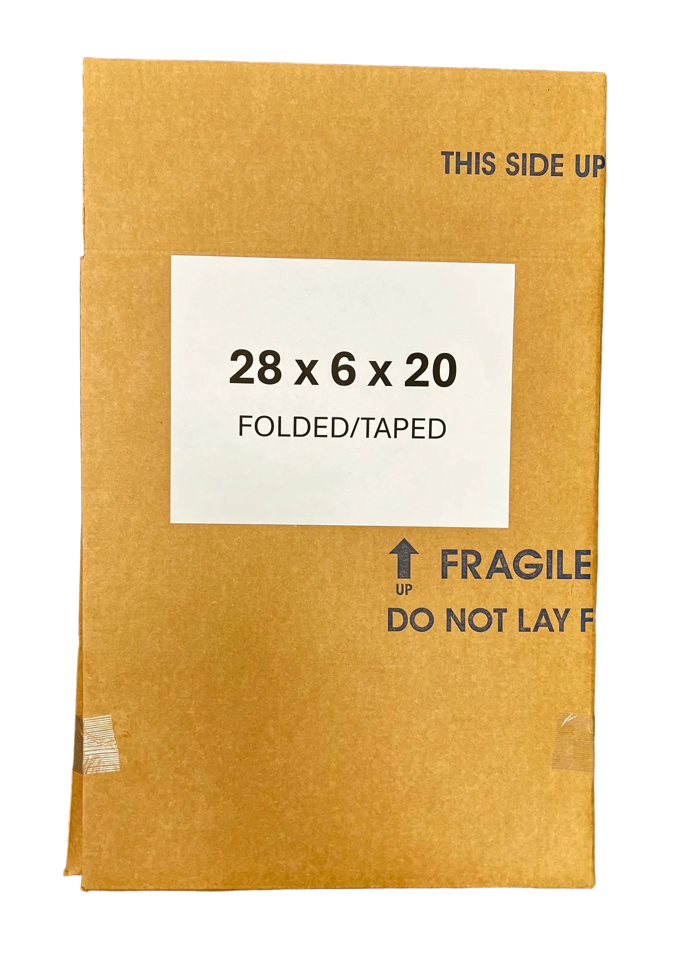 28x6x20 (275 lb strength) | SINGLE BOX | HEAVY DUTY | FOL FLAT PANEL TV BOX