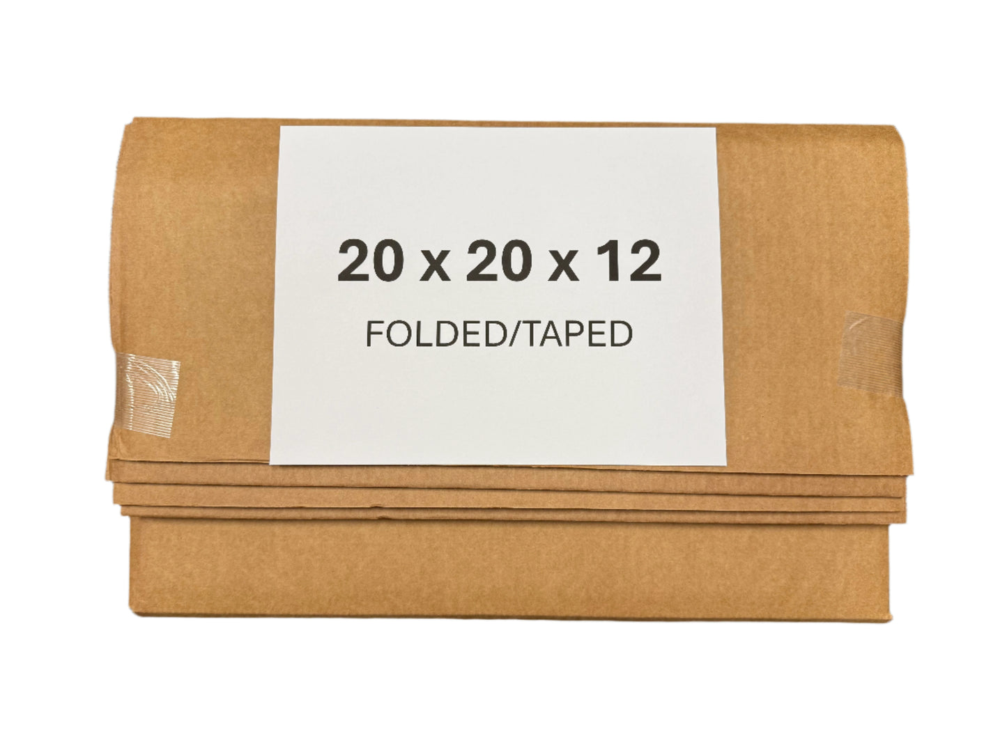 20x20x12 (275 lb strength) | SINGLE BOX | DOUBLE WALLED