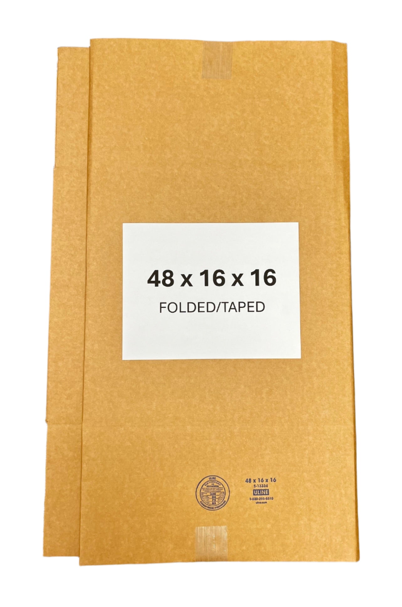 48x16x16 (200 lb strength) | SINGLE CARDBOARD BOX | LONG
