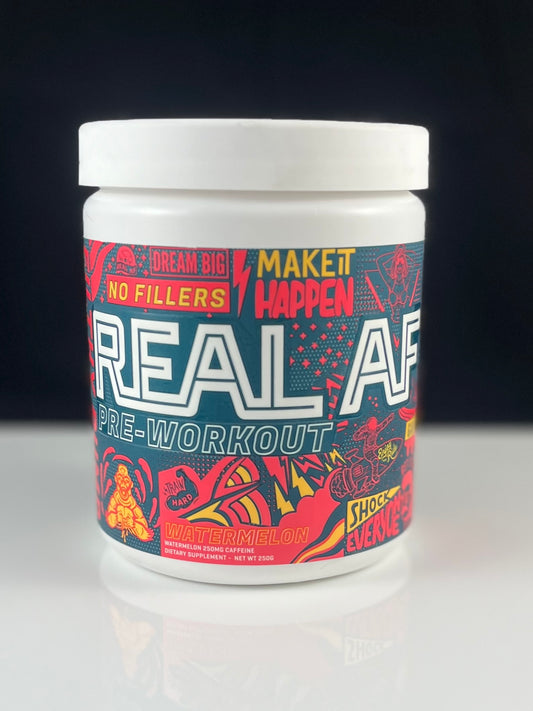 REAL AF Pre-Workout - Watermelon - $30.00