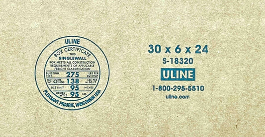 30x6x24 (275 lb strength) | SINGLE BOX | HEAVY DUTY | SIDE LOADING