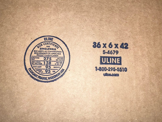 36x6x42 (275 lb strength) | SINGLE BOX | SIDE LOADING