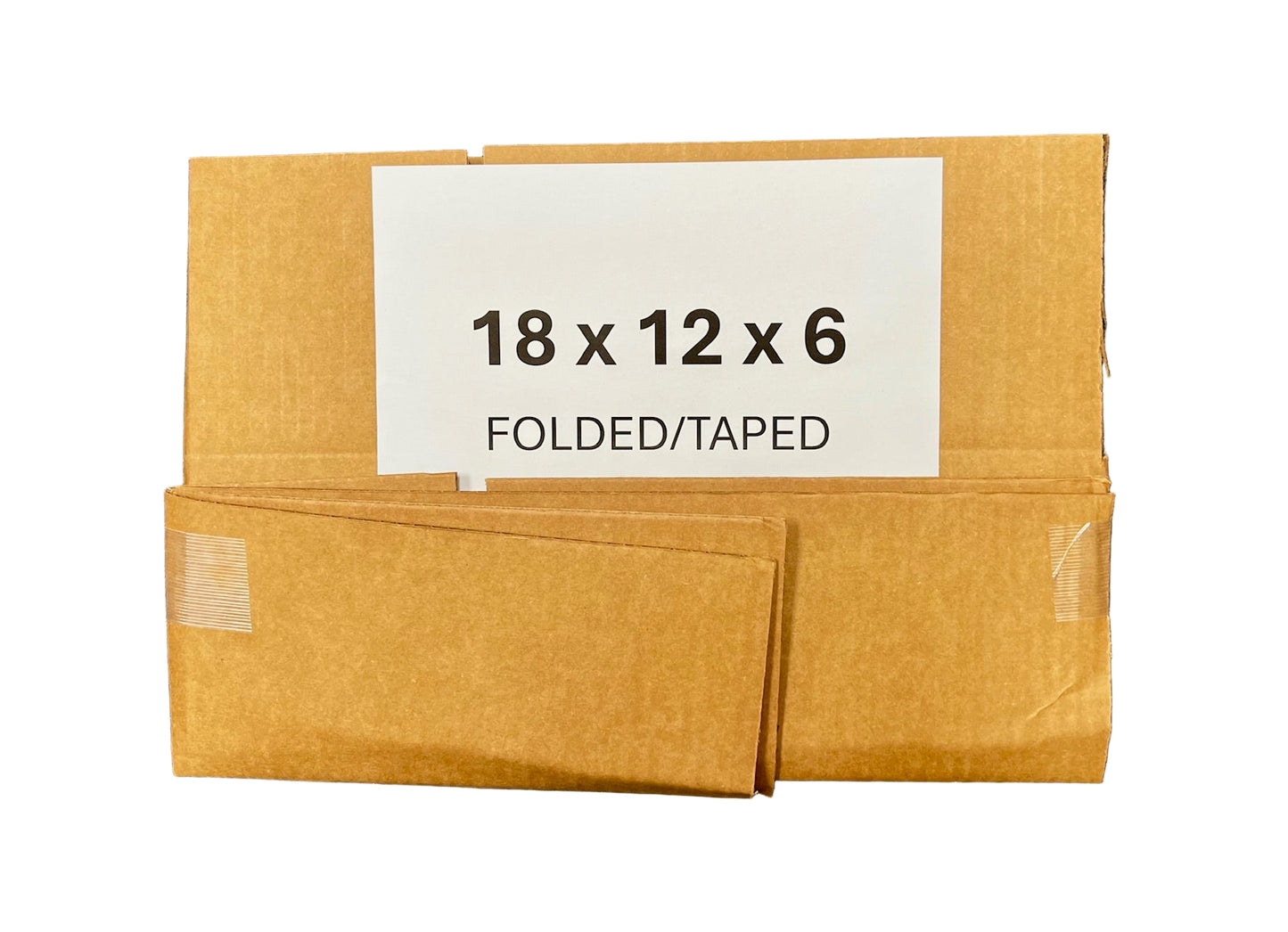 18x12x6 (200 lb strength) | SINGLE CARDBOARD BOX